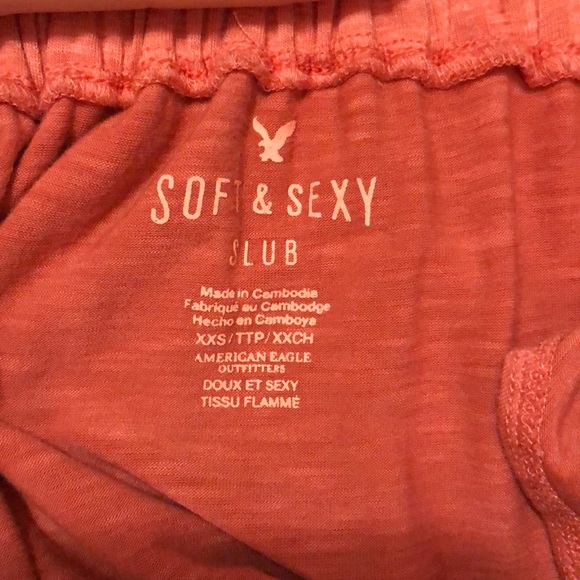 American Eagle Of The Shoulder Coral Top - Picture 4 of 4